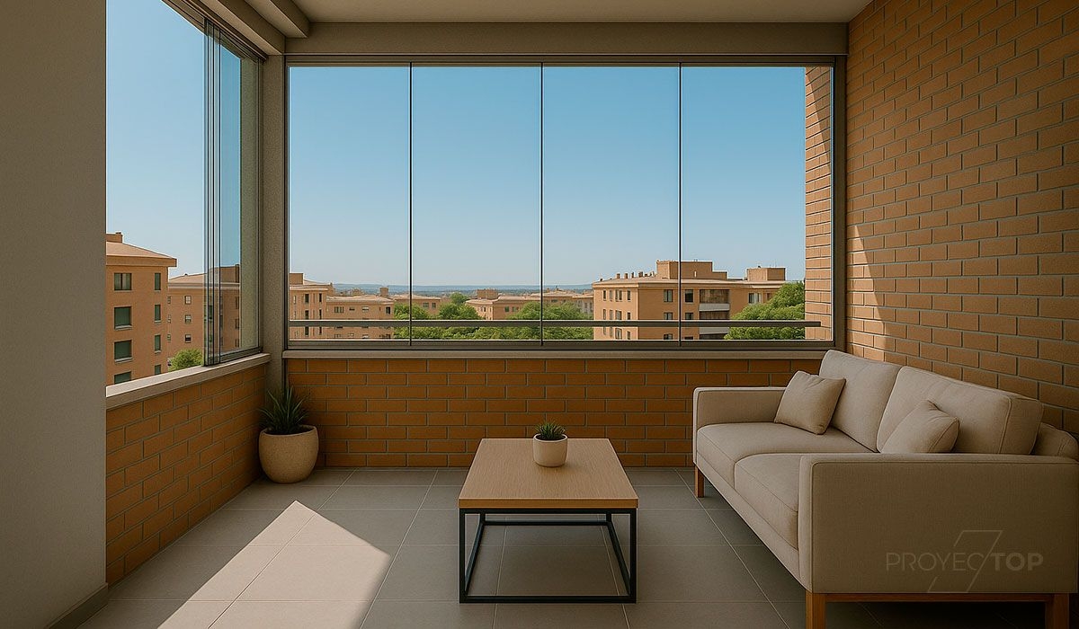 Imagen de Referencia de Instalación de cerramiento para terraza en Getafe