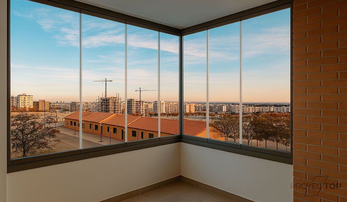 Imagen de Referencia de Instalación de cerramiento de terraza en Móstoles