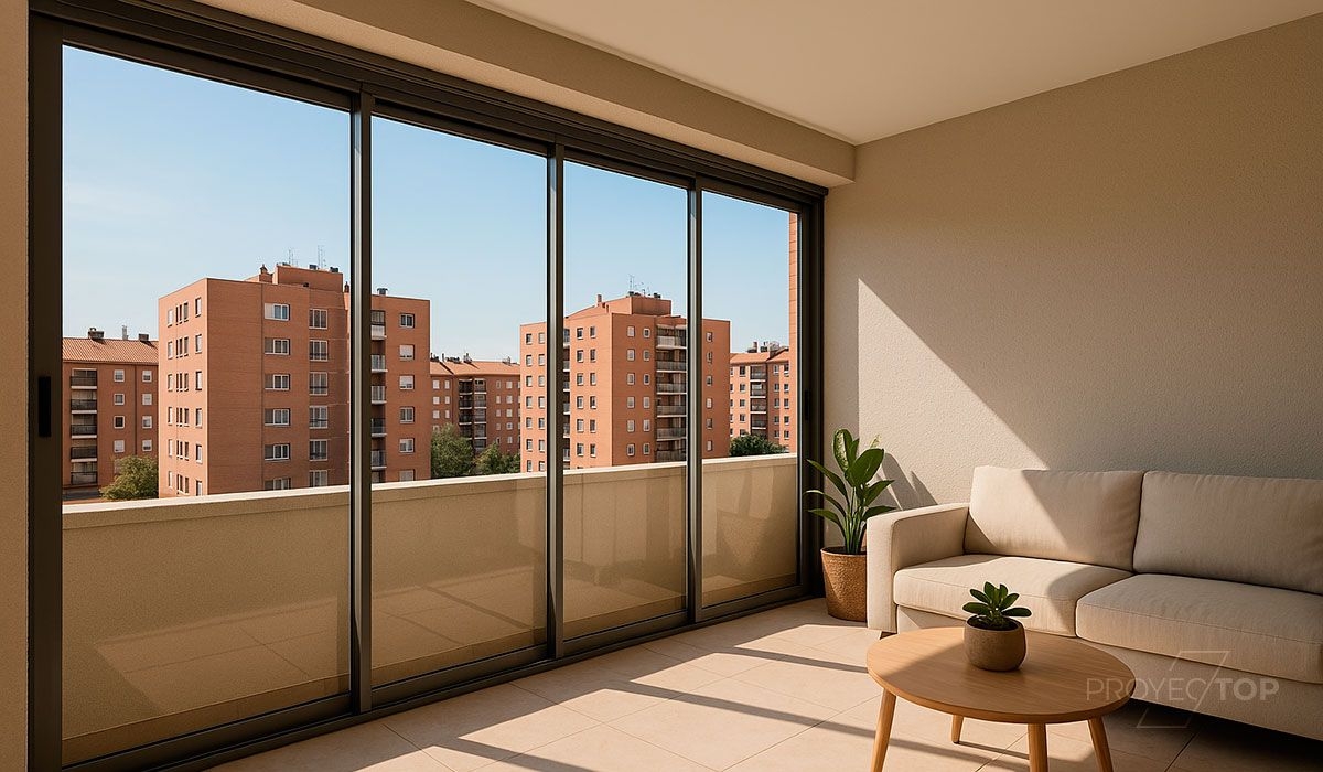 Imagen de Referencia de Instalación de cerramiento para terraza en Fuenlabrada