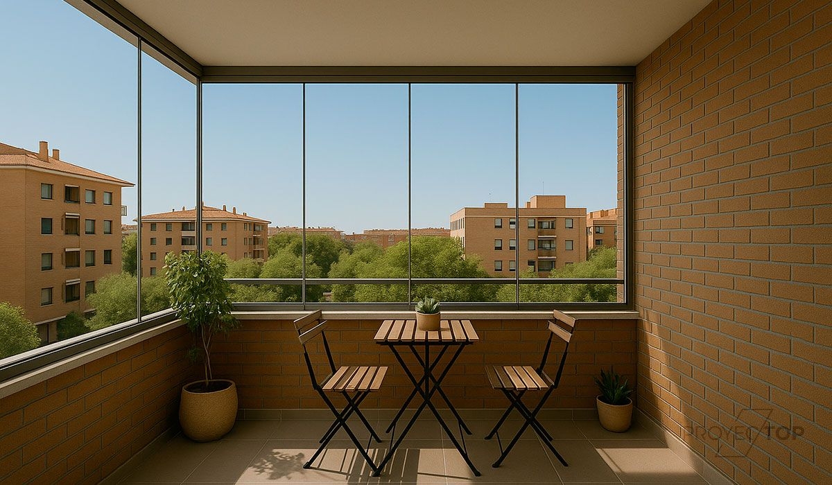 Imagen de Referencia de Instalación de cerramientos para terraza en Leganés
